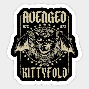 Avenged Kittyfold Sticker